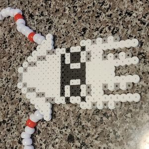 Kandi perler rave necklace